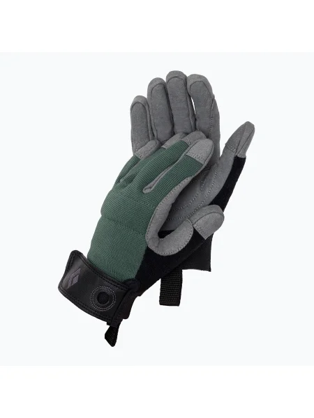 Mănuși de alpinism pentru femei Black Diamond Crag Green negru