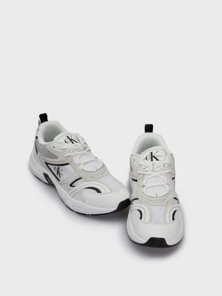 Теннисные кроссовки Calvin Klein ретро белые