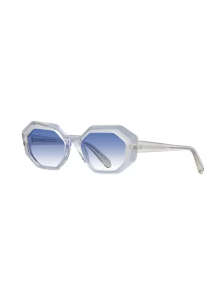 Ochelari de soare Garrett Leight cu imprimeu geometric