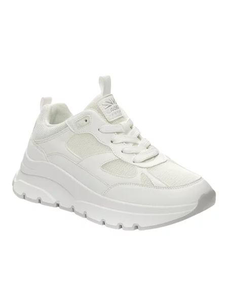 Sneakersy Crosby zamknięte noski białe