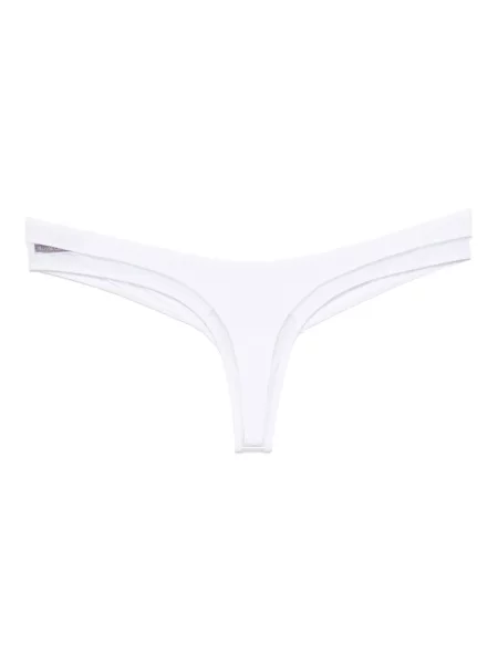 Chiloți tanga Maison Close alb