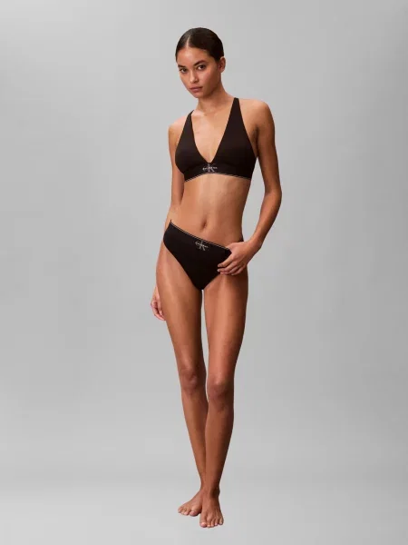 Calvin Klein biustonosz trójkątny usztywniany Kobiety jednolity S czarny