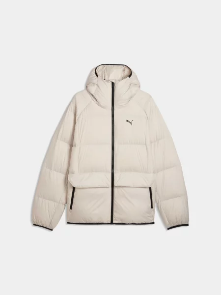 Пуховик PUMA Hooded Down Puffer Jacket M комбінований верх бежевий
