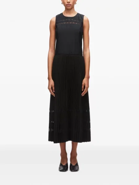 Nėriniuota midi suknelė 3.1 Phillip Lim a eilutė juoda