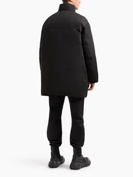 Пальто з утеплювачем Armani Exchange чорний