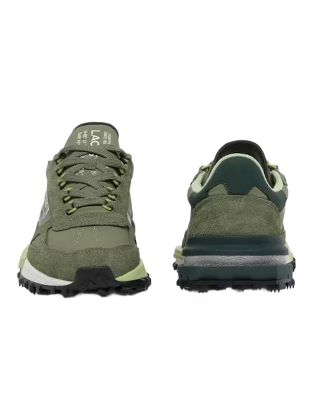 Lacoste Obuwie Mężczyzna 45 EU Skóra Elite Active Sneakers zielony