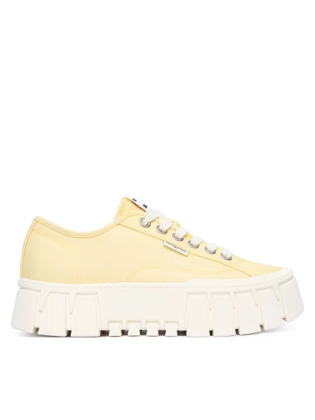 Superge Tommy Jeans Tj Platform Sneaker Svetlo rumena