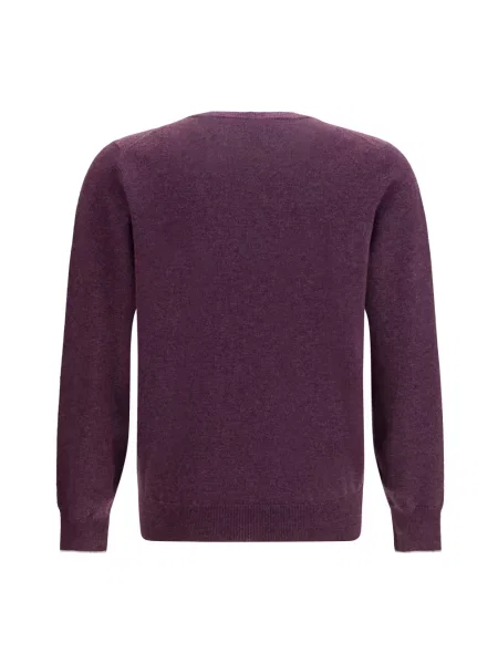Sweter Brunello Cucinelli fioletowy