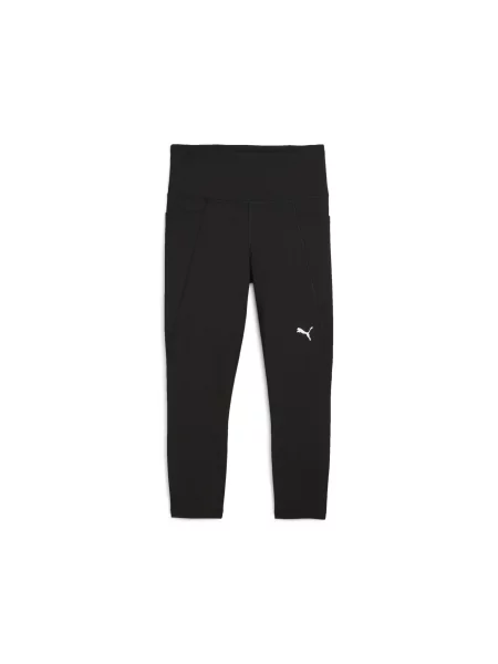 Legginsy treningowe typu capri z wysokim stanem ESSENTIALS czarne