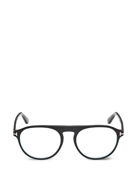 Στρογγυλά γυαλιά ηλίου Tom Ford Eyewear μαύρο