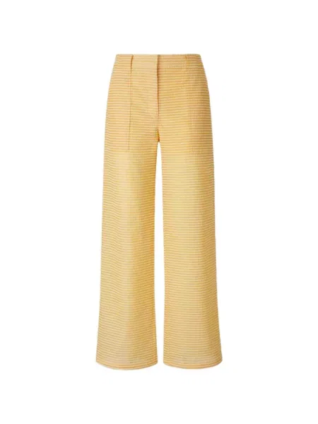 Pantaloni Simkhai în carouri galben
