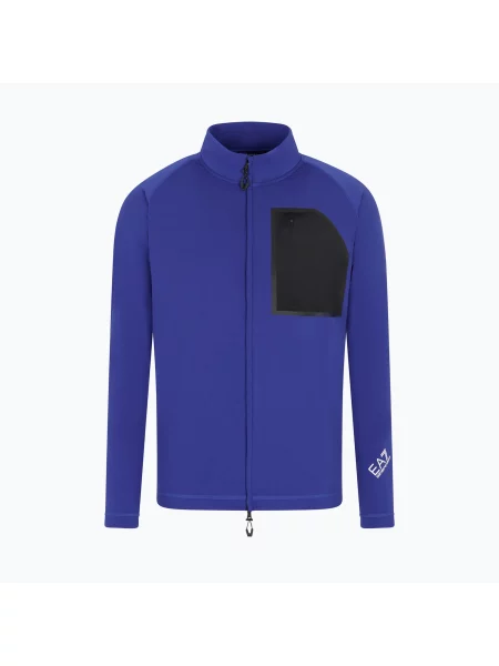 Mikina Emporio Armani Ski Cortina Powerstretch Fz clematis blue modrá