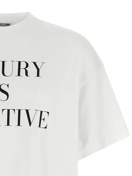 Tricou Moschino cu imagine alb