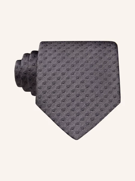 Brunello Cucinelli Kravata / černošedá šedá