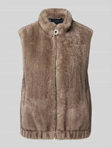 Kamizelka o kroju regular fit ze sztucznego futra Fuchs Schmitt