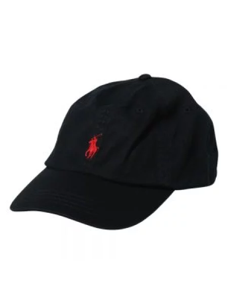 Czapka z daszkiem Polo Ralph Lauren klasyczna czarna