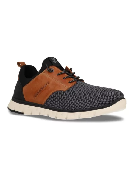 Sneakersy Salamander skórzane szare