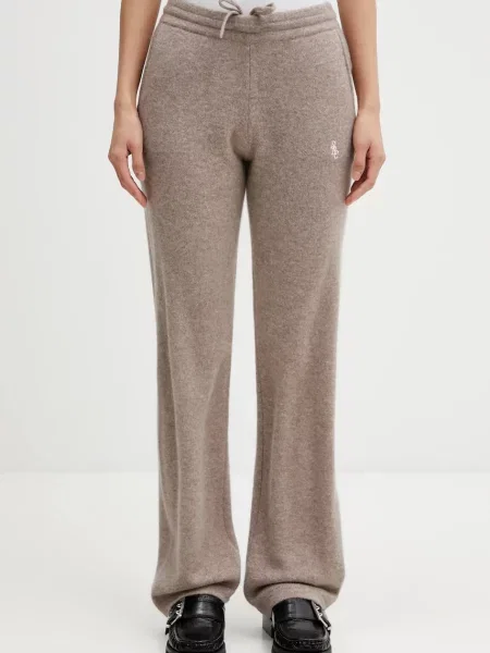Sporty & Rich pantaloni de lână SRC Cashmere