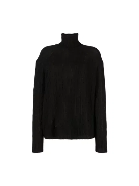 Sweter z golfem Etro z kaszmiru do golfa czarny