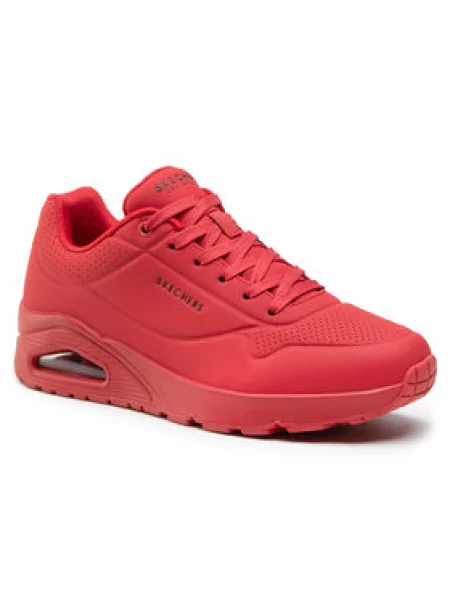 Skechers Sneakersy Uno Stand On Air červená