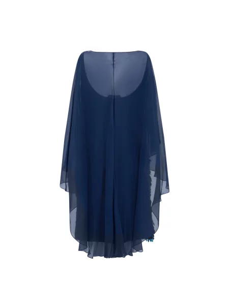 Sukienka Alberta Ferretti niebieska