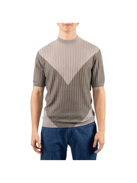 Sweter Emporio Armani wełniany szary