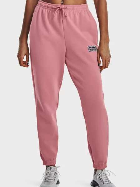 Дитячі джогери Under Armour рожеві