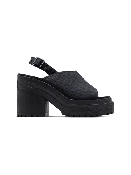 Converse Chuck 70 De Luxe Heel Mule Kobiety Sandały Converse Size: 7 czarny