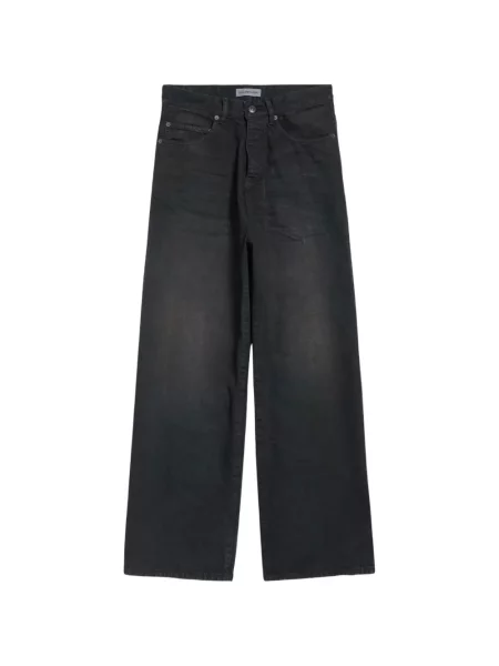 Blugi Balenciaga cu 5 buzunare negru