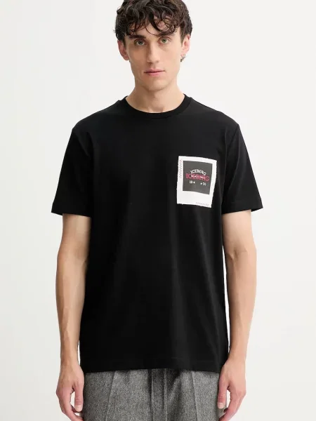 Iceberg tricou din cu imprimeu negru