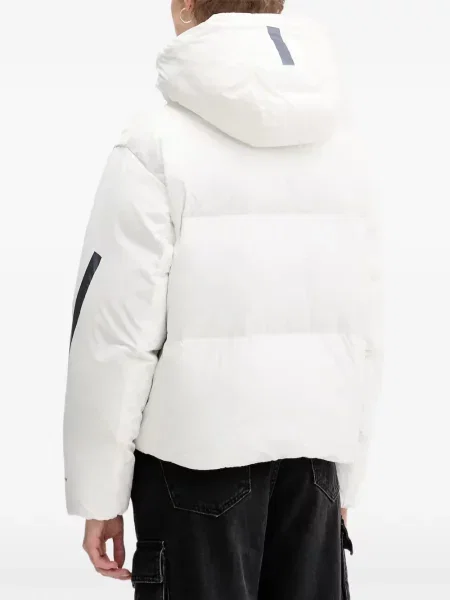 Sneakersy Adidas Predator w paski z dekoltem w serek z kapturem różowe