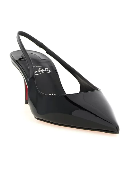 Czółenka Christian Louboutin skórzana czarna