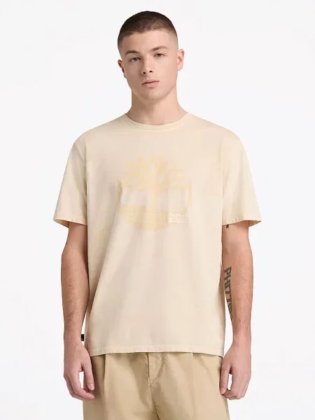 Футболка Timberland бежевая