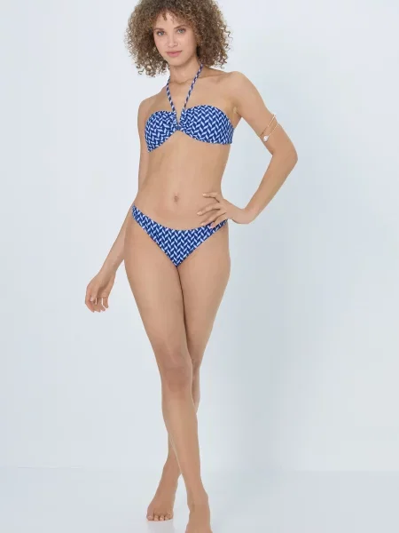 LSCN by LASCANA Bikiny azúrová / tmavomodrá biela