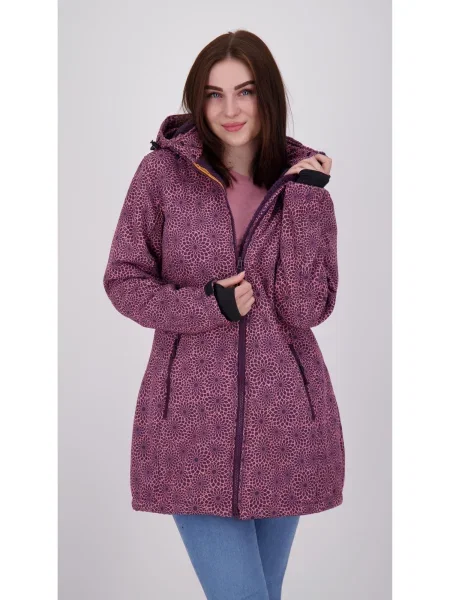 Deproc Prehodna jakna KEELE PEAK II WOMEN bordo
