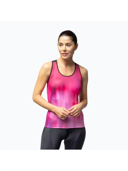 Tricou de ciclism pentru femei Alé Crazy TT pink combo roz