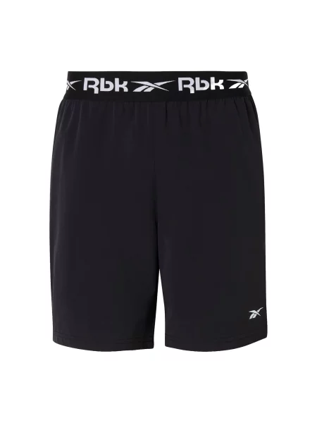 Reebok Pantaloni sport ID negru / murdar alb