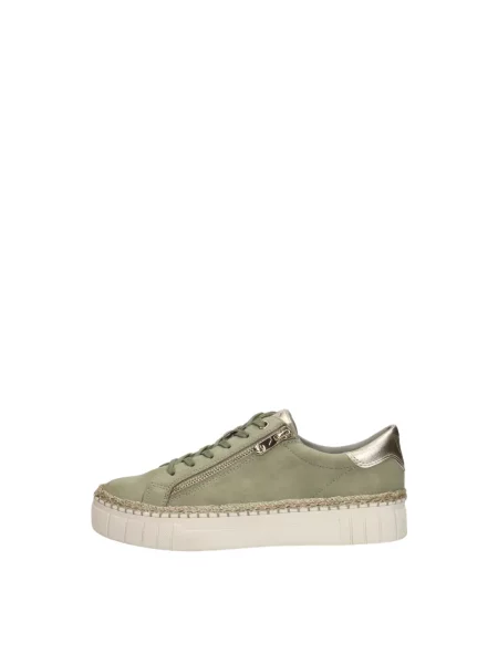 Sneakersy Marco Tozzi zielone