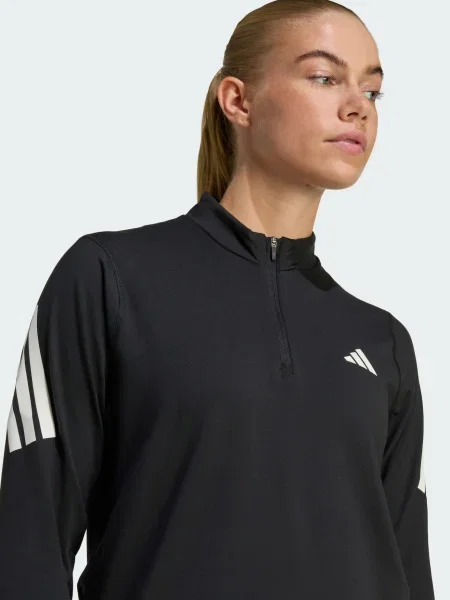 ADIDAS PERFORMANCE Tricou funcțional Iconic / alb negru