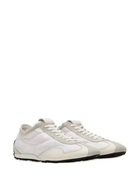 Sneakerși Balmain din piele alb