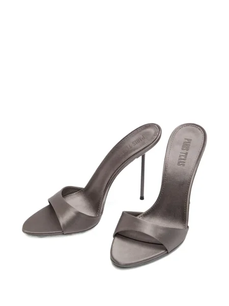 Papuci tip mules Paris Texas gri