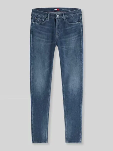 Tommy Jeans Obcisłe Dżinsy Nora blau szare