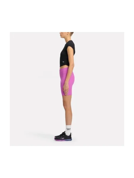 Rövid kerékpározás mini ruha Reebok Sport lila