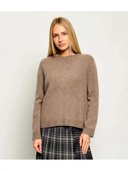 Weekend MaxMara De lână pulover Wkdeco cu adaos de cașmir bej