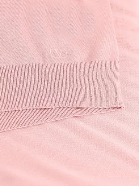 Pulover Valentino Garavani cu funde roz