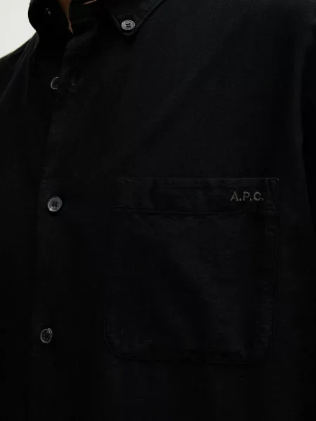 Ошейниковый рубашка A.p.c. белая