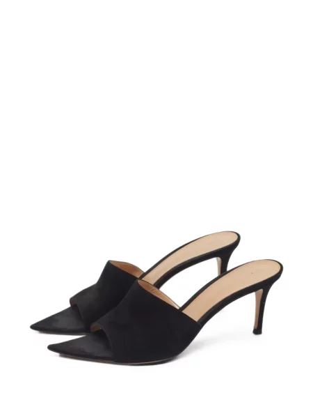 Sandale Gianvito Rossi din piele de căprioară negru