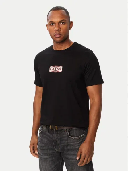 Тениска Guess Jeans черно
