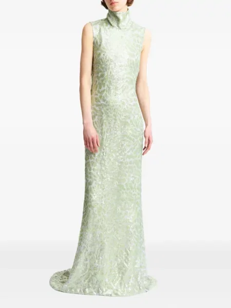 Rochie 16arlington din dantelă verde