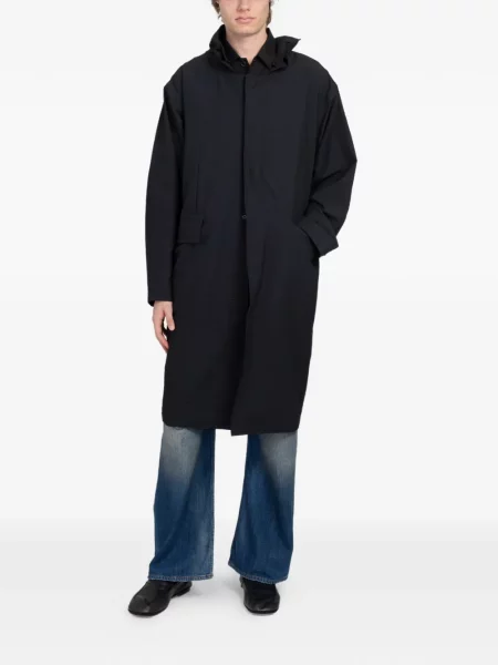 Geacă parka Our Legacy cu glugă negru